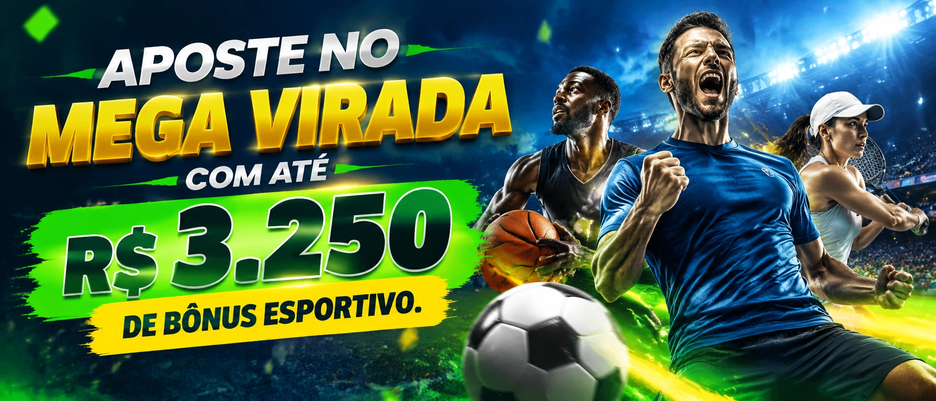 Painel de apostas com odds e opções de pré-jogo e ao vivo